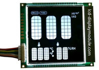 ไฟหน้าจอสีขาว VA COG จอแสดงผลโมดูล LCD Transmissive Negative 3.3 V HT16C23