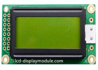 โมดูลจอแสดงผล LCD สีเขียวลายจุดสีเหลือง 8x2 Character 4bit 8bit MPU