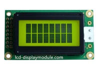 โมดูลจอแสดงผล LCD สีเขียวลายจุดสีเหลือง 8x2 Character 4bit 8bit MPU
