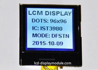 DFSTN โมดูลแสดงผล LCD 96 x 96 ลบภาพ LED สีขาว 22.135 มม. * 22.135 มม