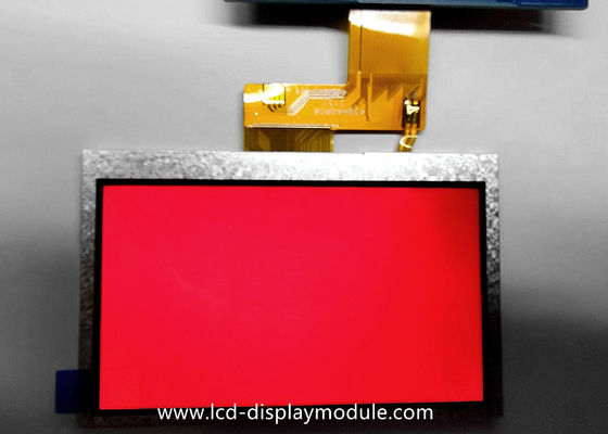 4.3 นิ้ว 480 RGB * 272 ความละเอียดทุกทิศทางการดู ความต้านทานจอสัมผัส ความสว่างสูง