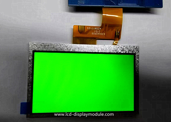 4.3 นิ้ว 480 RGB * 272 ความละเอียดทุกทิศทางการดู ความต้านทานจอสัมผัส ความสว่างสูง