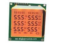 จอสี LED สีส้มจอ LCD แผง FSTN แบบกำหนดเอง Monochrome 3.3V