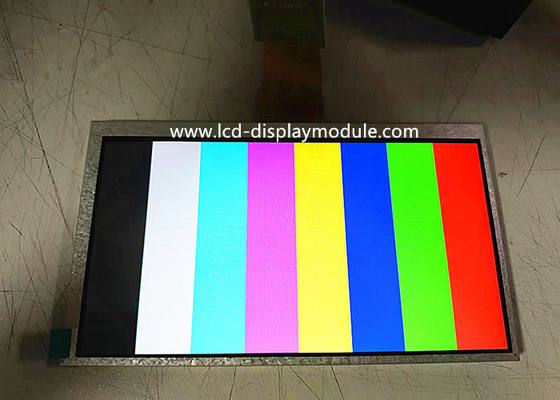 1024x600 มุมมองแบบเต็มโมดูลจอแสดงผล TFT LCD พร้อม 50 PINs 350CD 7 นิ้ว