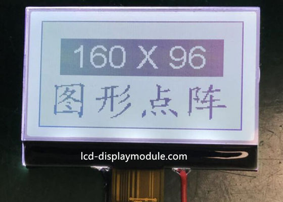โมดูลนาฬิกา COG LCD ขนาด 6 O &#39;, 160 X 96 ISO 14001 LED LED FSTN LCD Module